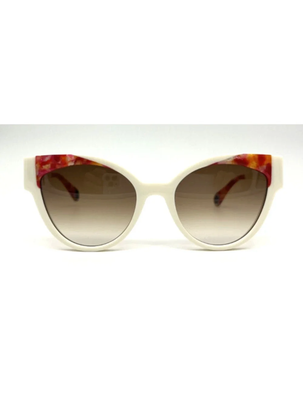 Woow Super Hot 2 0424 Pure White Cat Oval Authentic Sunglasses 53-18-140